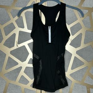 Black Rank Top Built In Sports‎ Bra